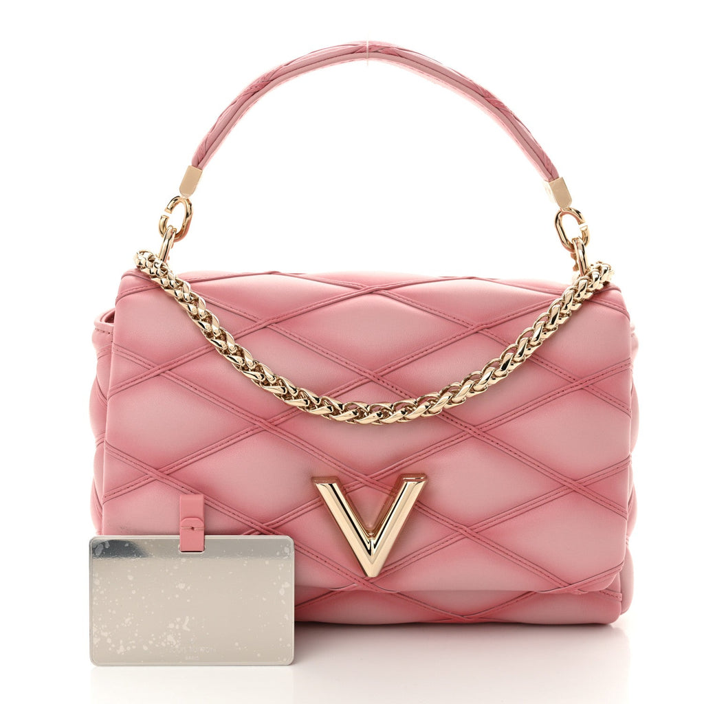 Lambskin Malletage Top Handle GO-14 MM Raspberry