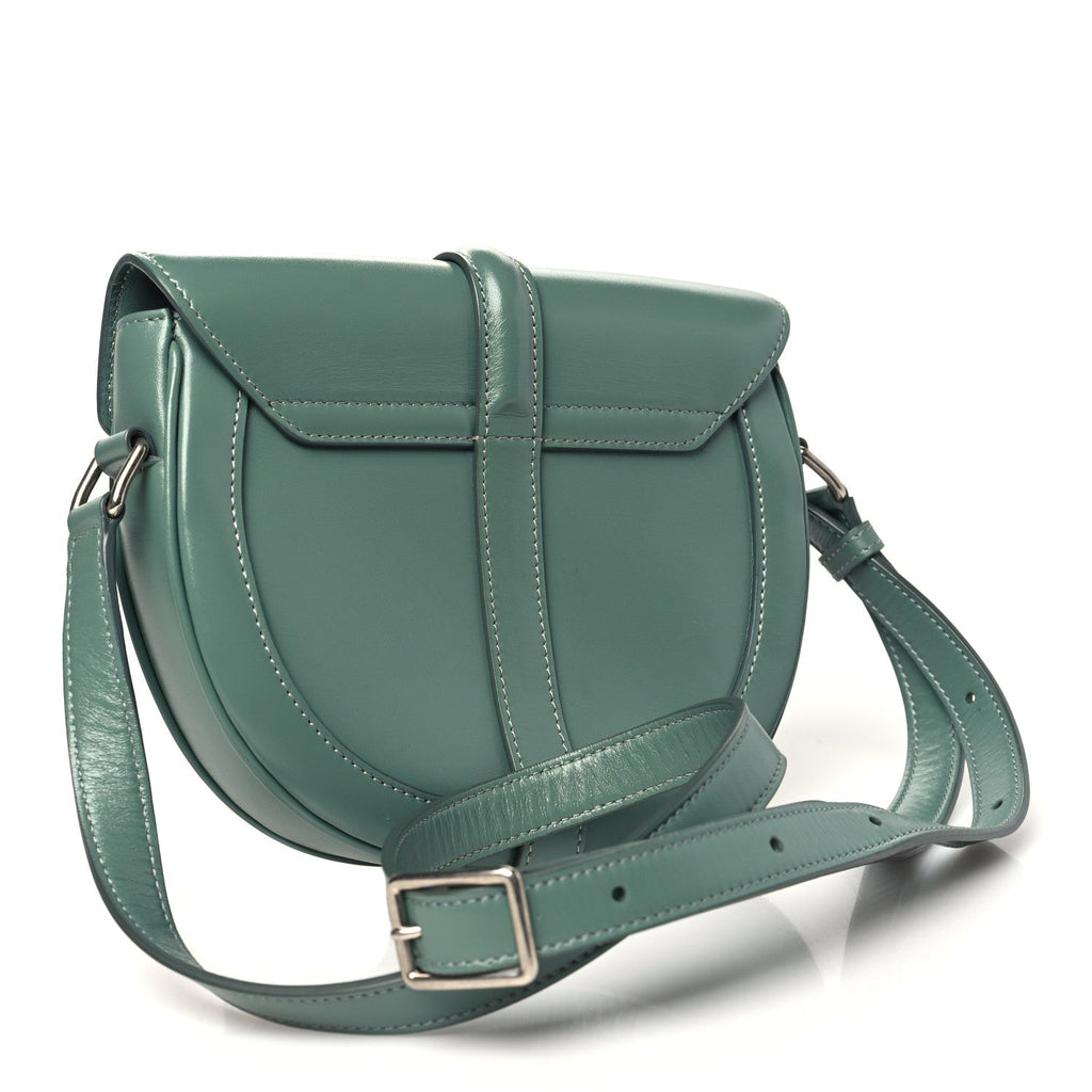 Satinated Calfskin Besace Small 16 Celadon