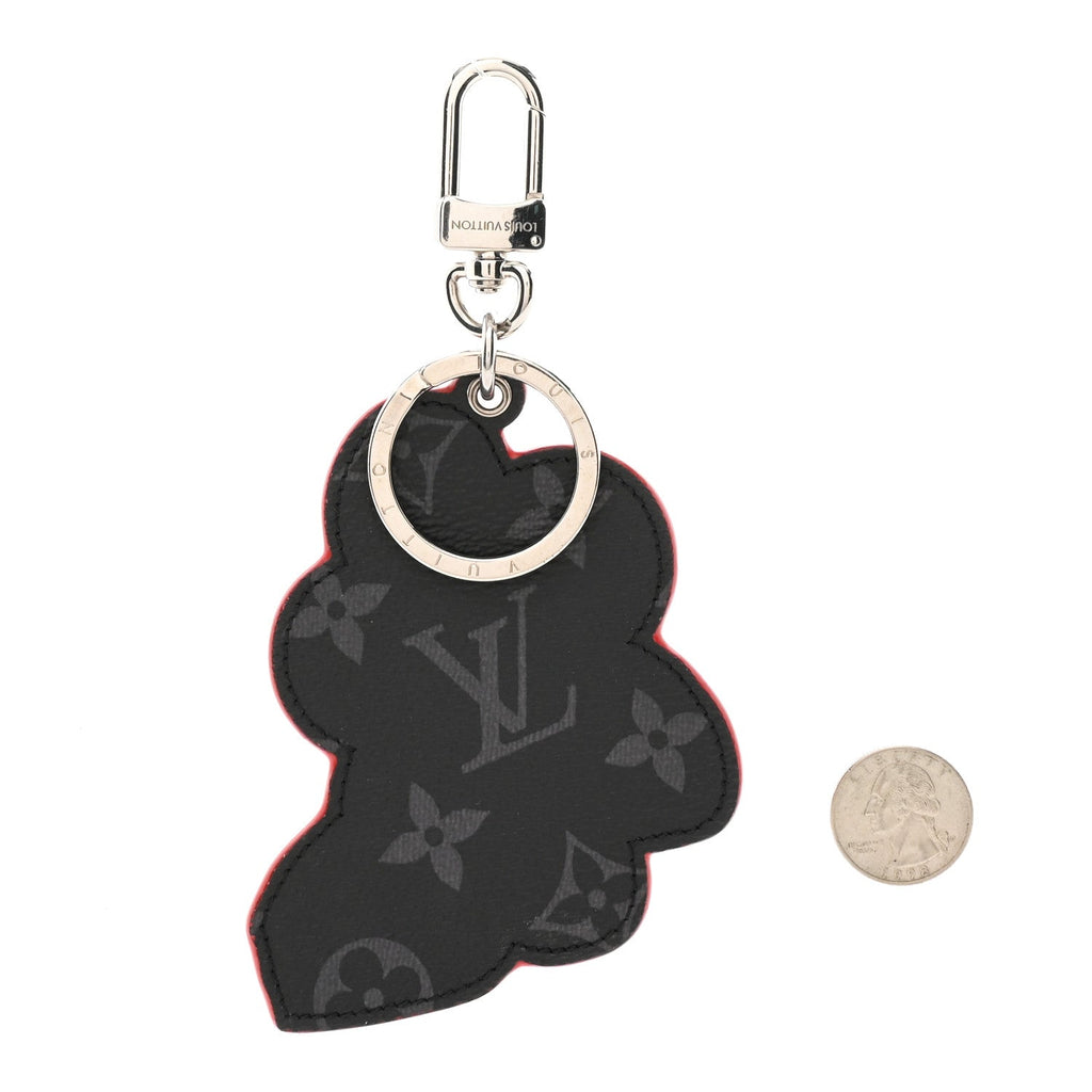 Monogram Eclipse Sporty Car Vivienne Bag Charm Key Holder Multicolor
