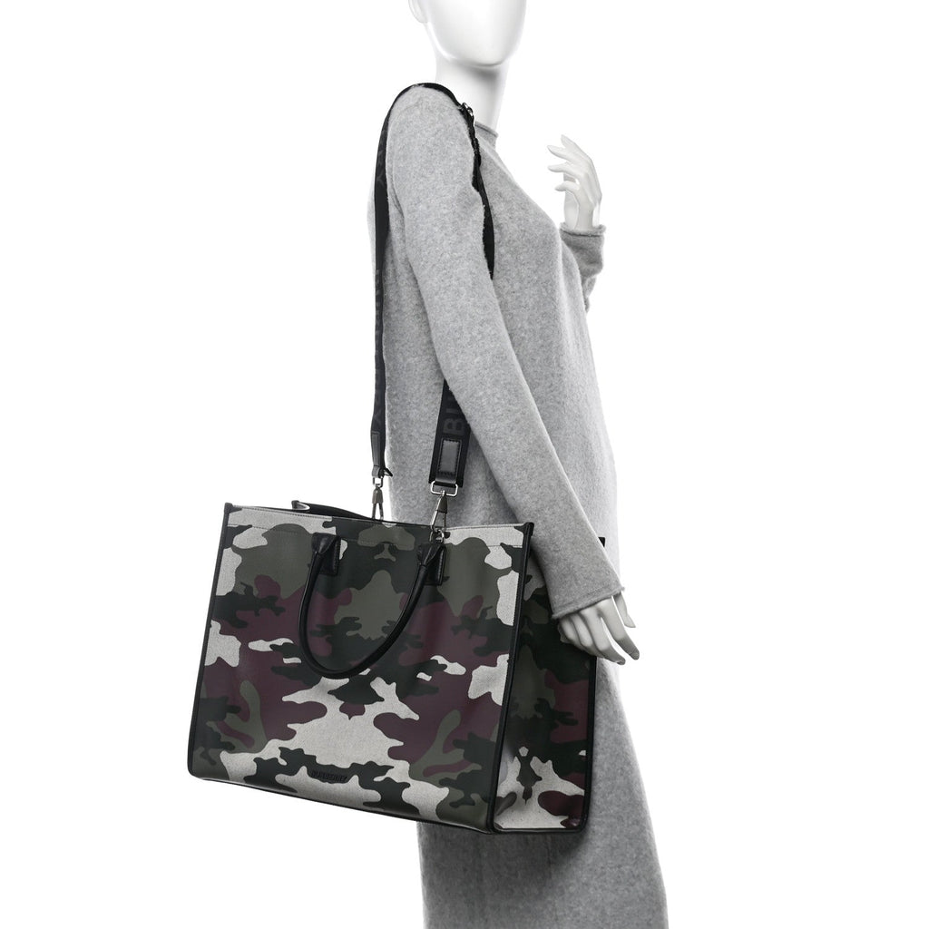 Canvas Denny Camouflage Tote Multicolor
