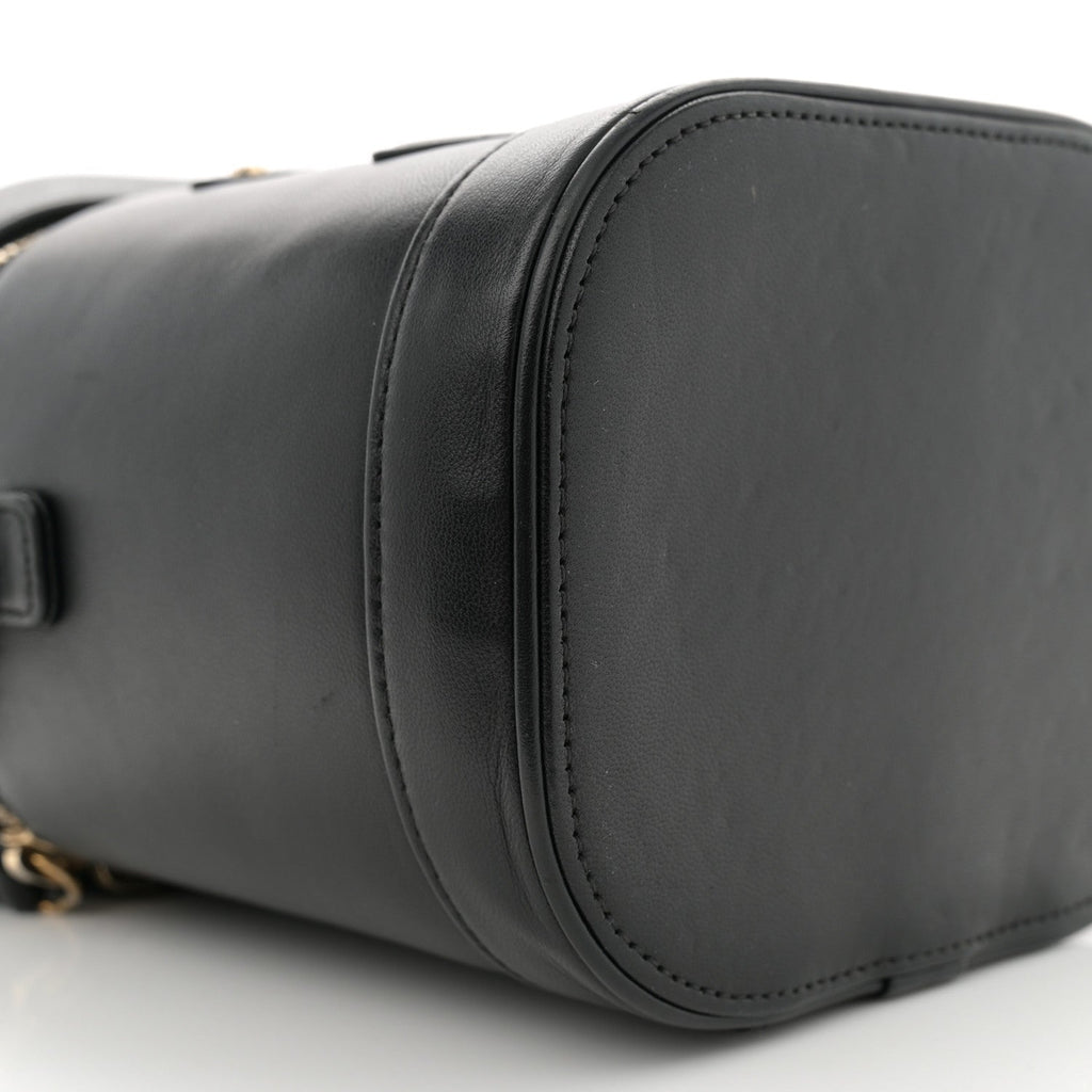 Lambskin Timeless Vanity Cosmetic Case Black