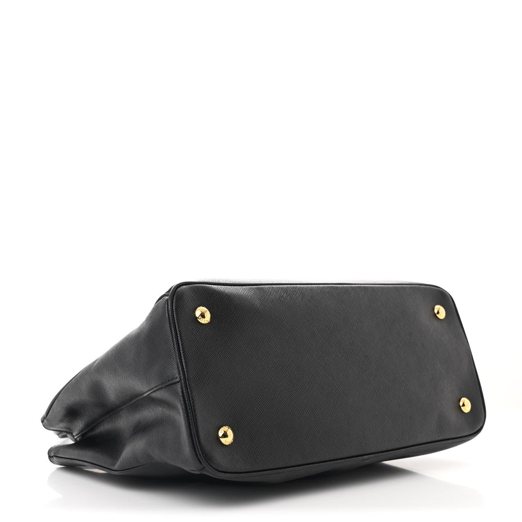 Saffiano Lux Medium Tote Tote Black