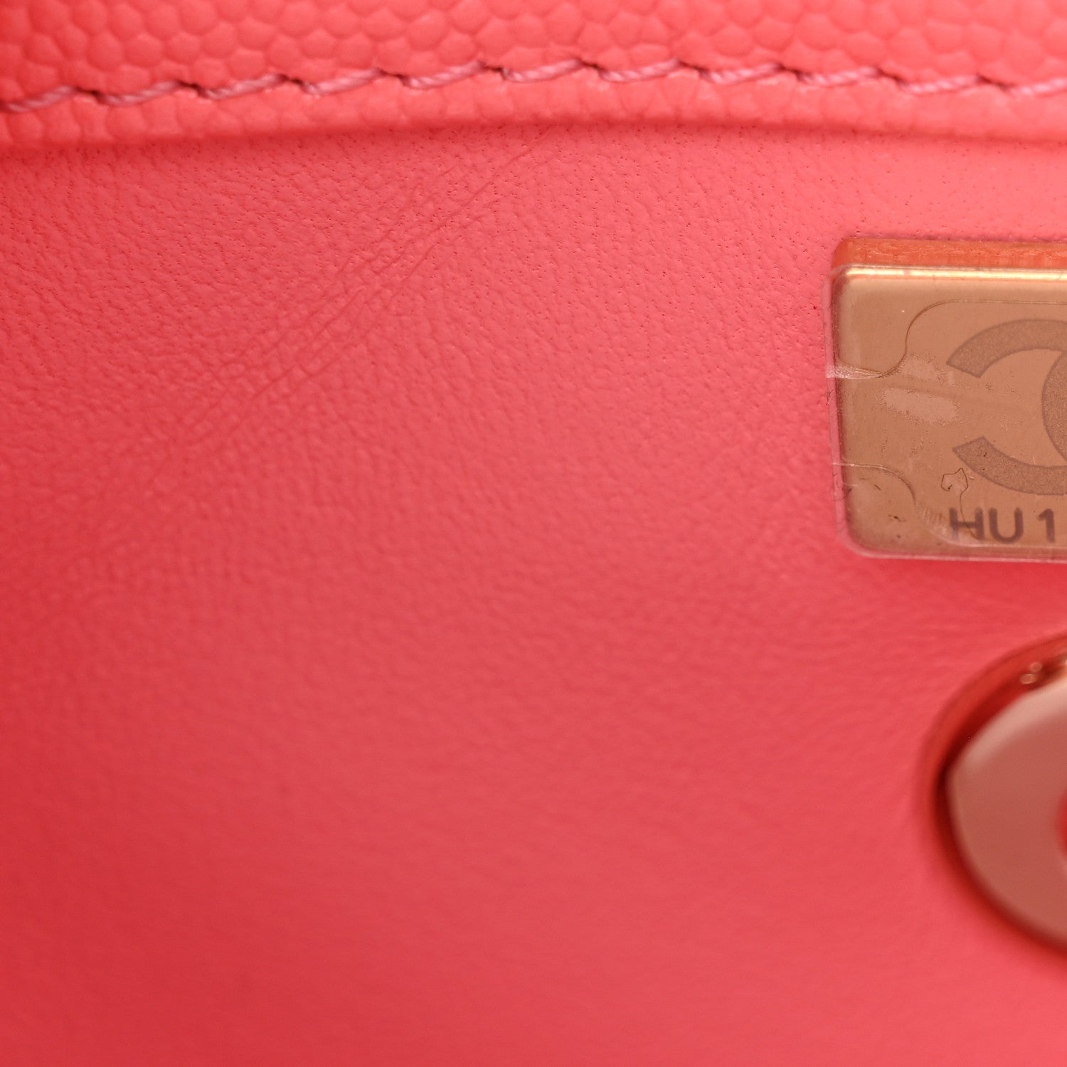 Caviar Quilted Mini Coco Handle Flap Pink