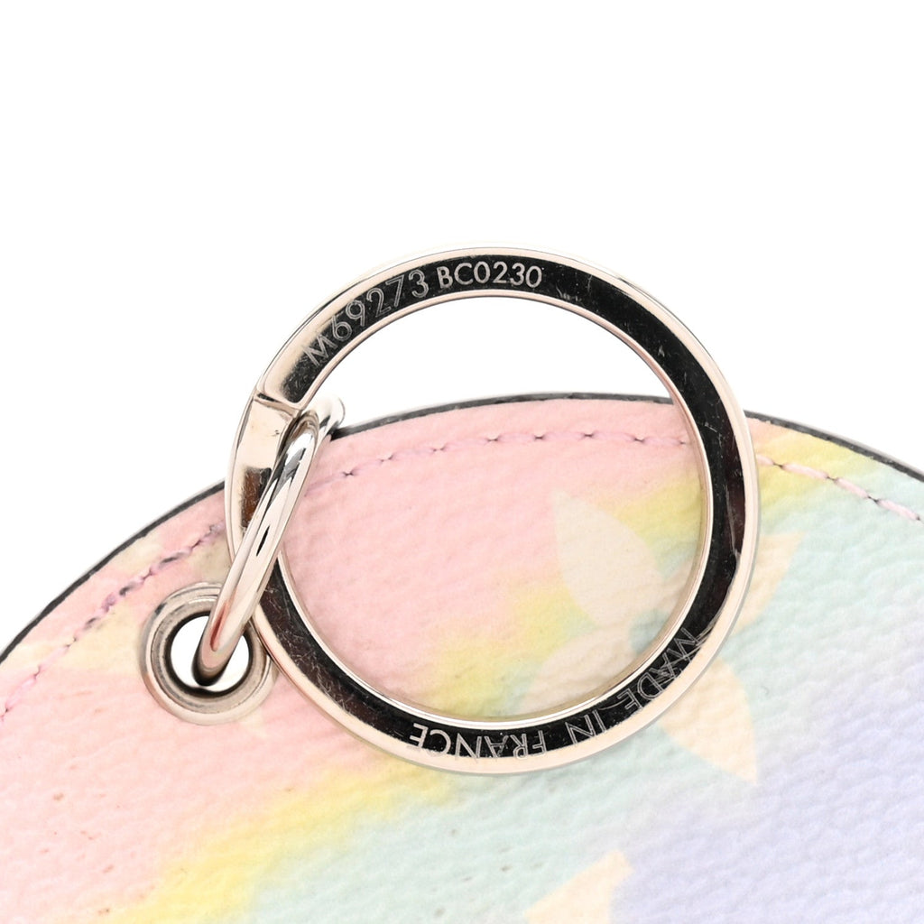 Monogram Escale Bag Charm Key Holder Pastel