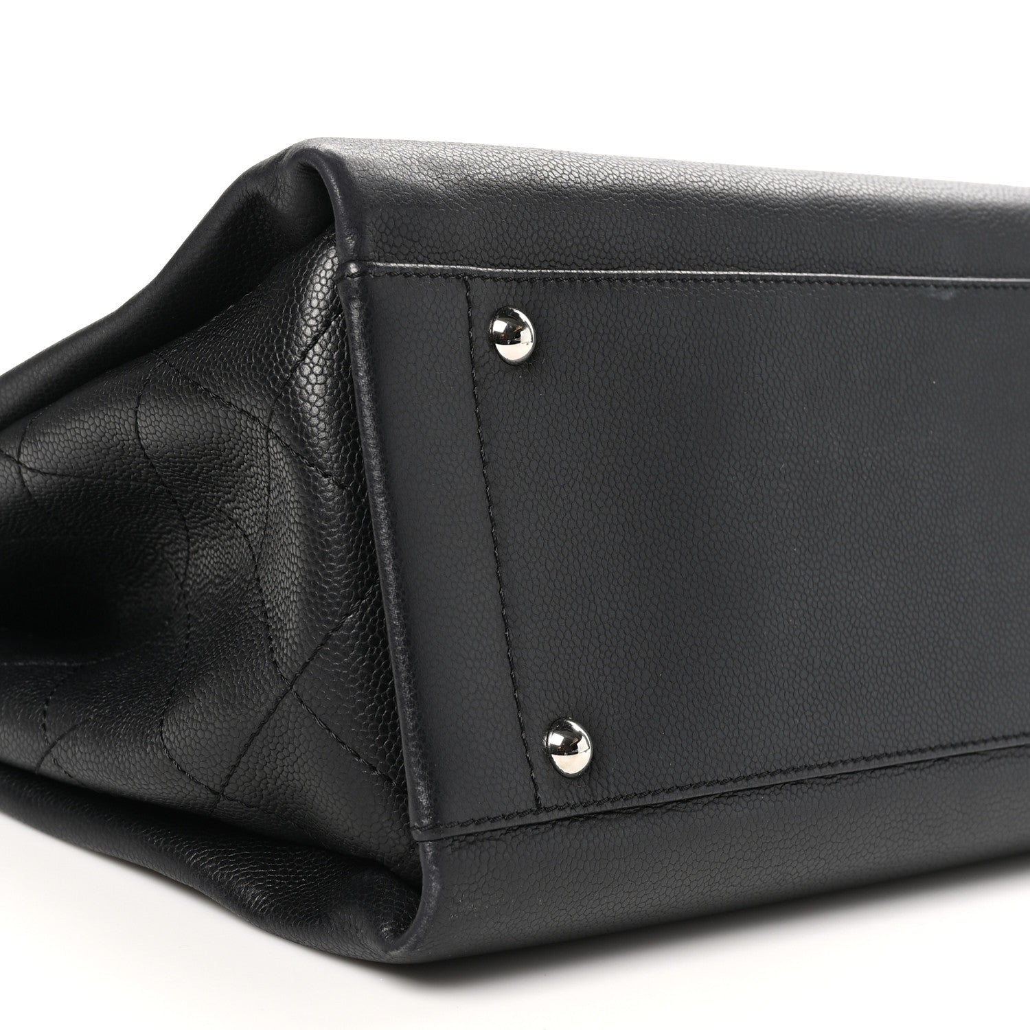 Caviar Executive Cerf Shopper Tote Black