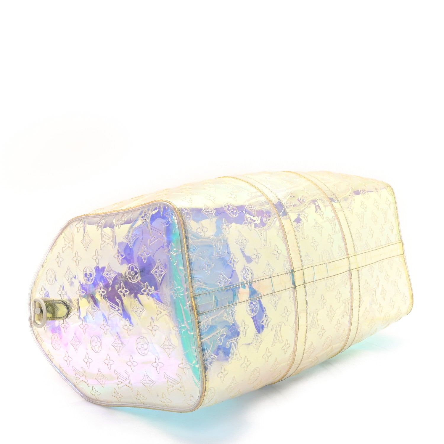 PVC Monogram Keepall Bandouliere 50 Iridescent Prism