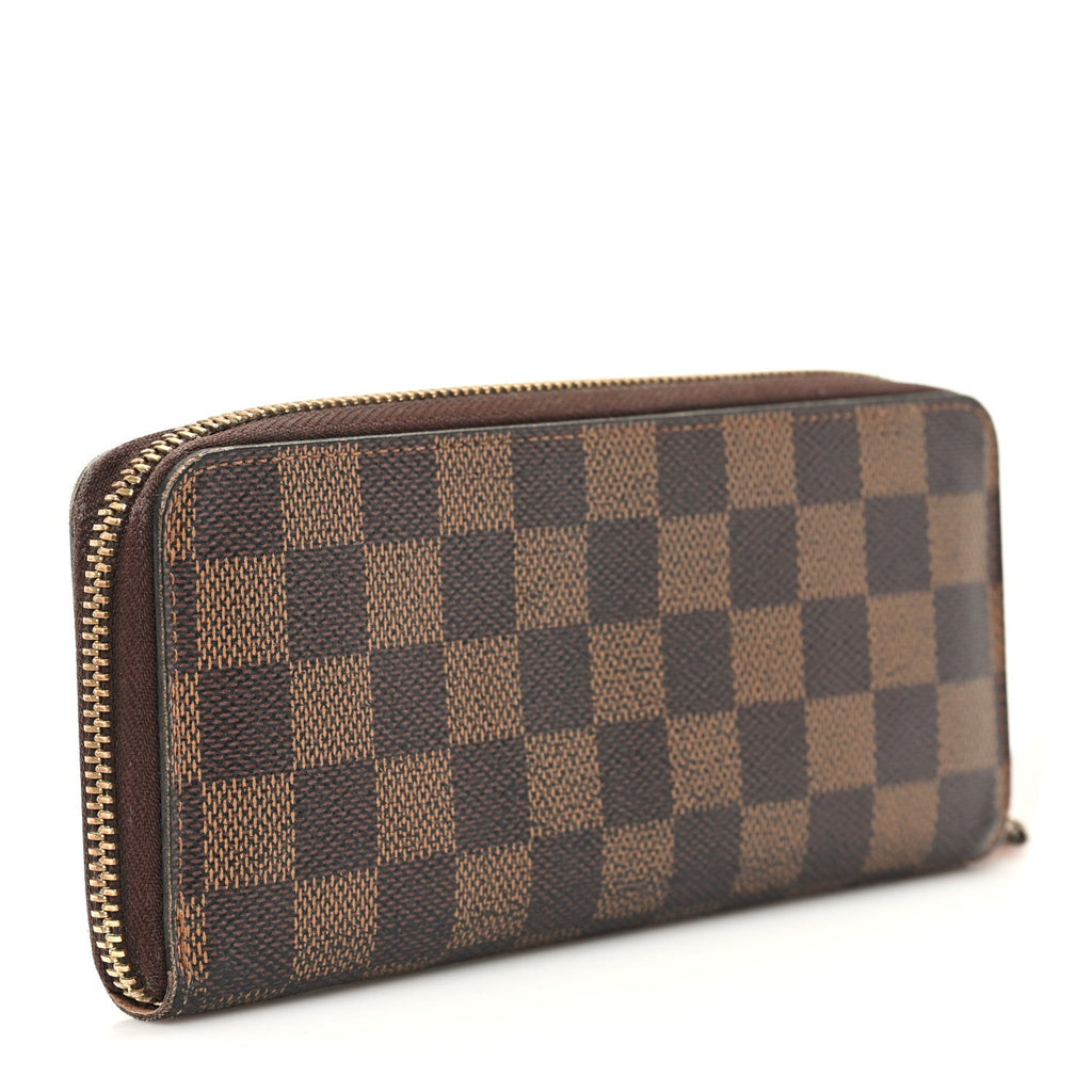 Damier Ebene Clemence Wallet Rose Ballerine
