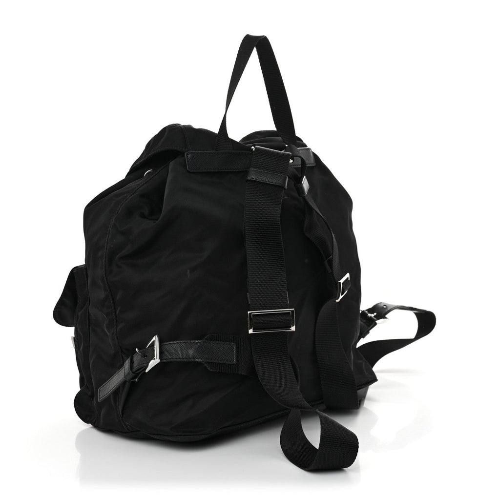 Nylon Vela Medium Backpack Black