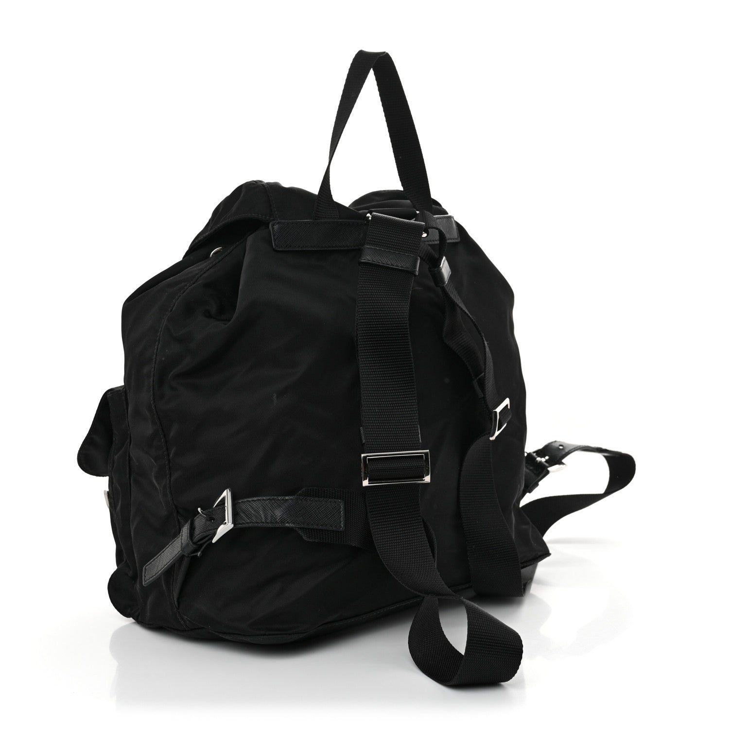 Nylon Vela Medium Backpack Black