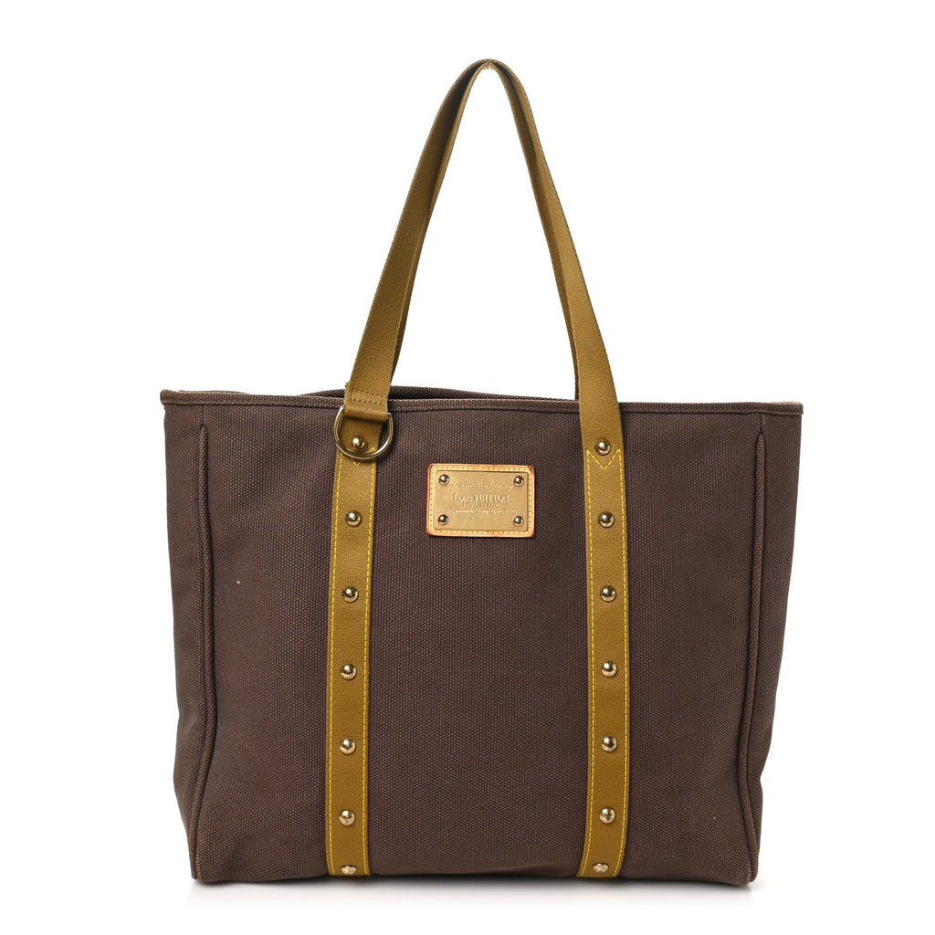 Toile Antigua Cabas GM Brown Kaki