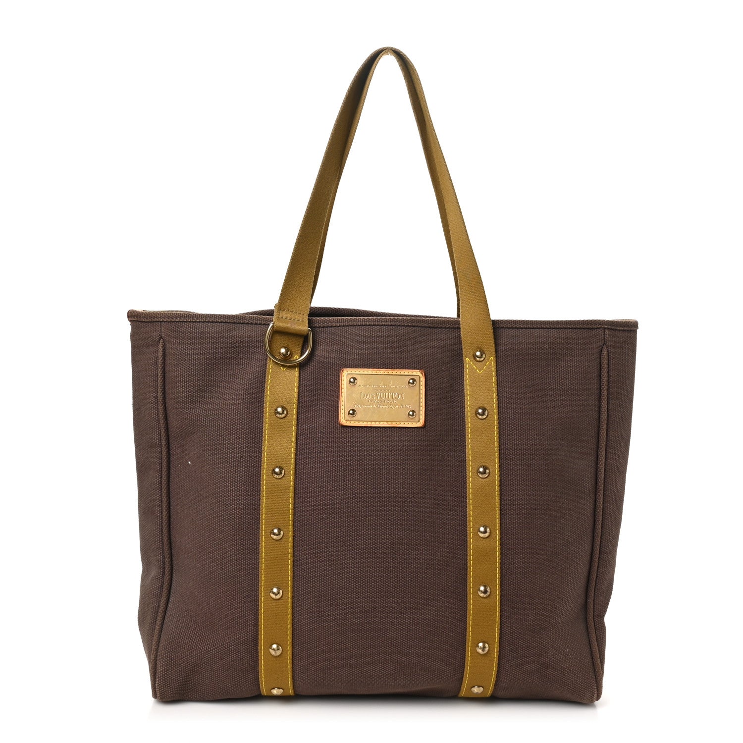 Toile Antigua Cabas GM Brown Kaki