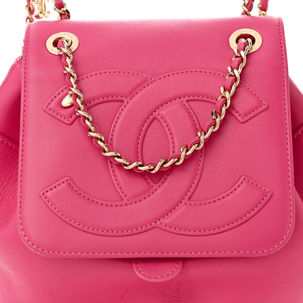 Lambskin CC Mania Backpack Pink