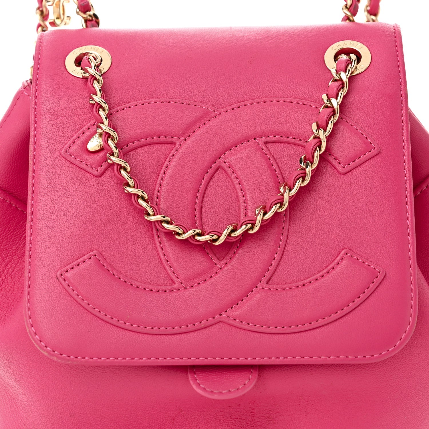 Lambskin CC Mania Backpack Pink