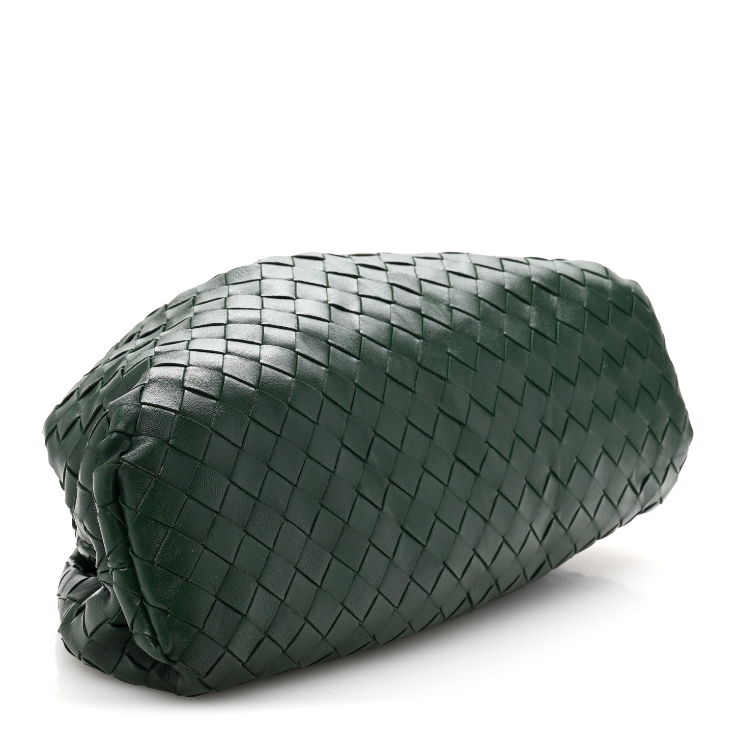 Nappa Maxi Intrecciato The Pouch Oversized Clutch Raintree