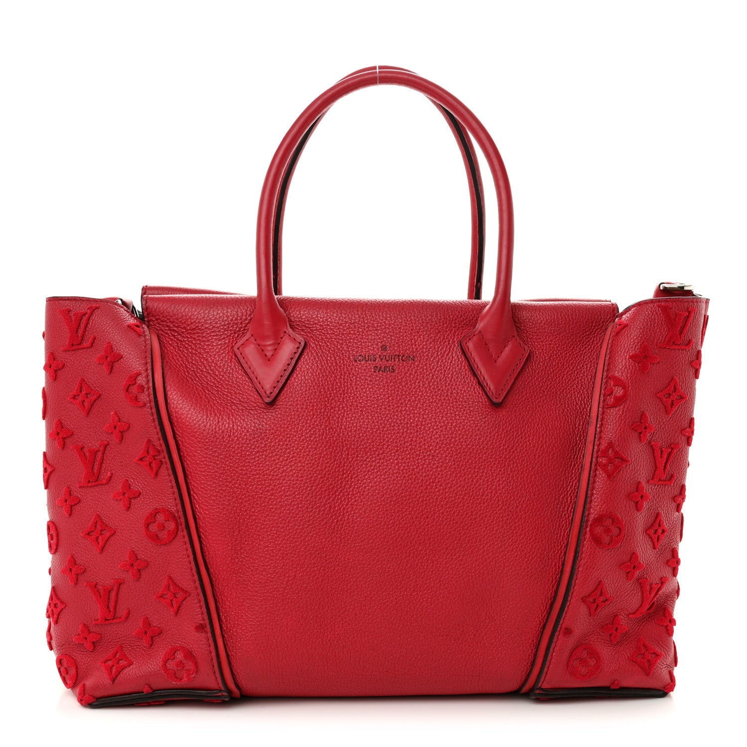 Veau Cachemire Tote W PM Framboise