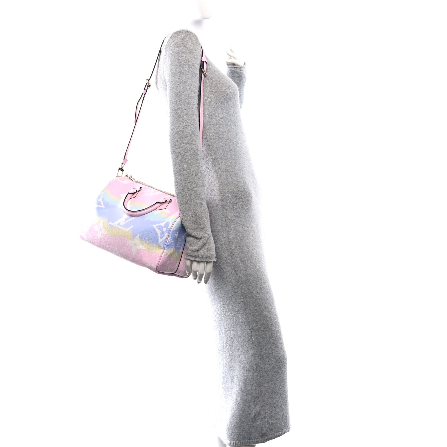 Monogram Escale Speedy Bandouliere 30 Pastel
