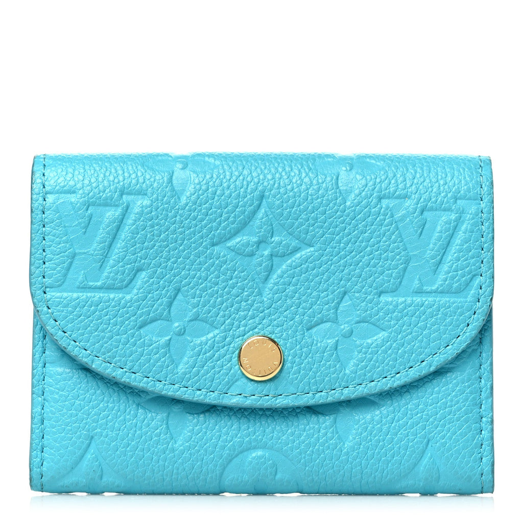 LV X TM Empreinte Rosalie Coin Purse Kabira Blue