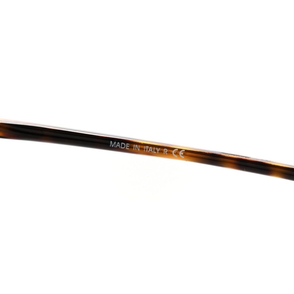 Metal CC Aviator Sunglasses 4193 Gold Havana