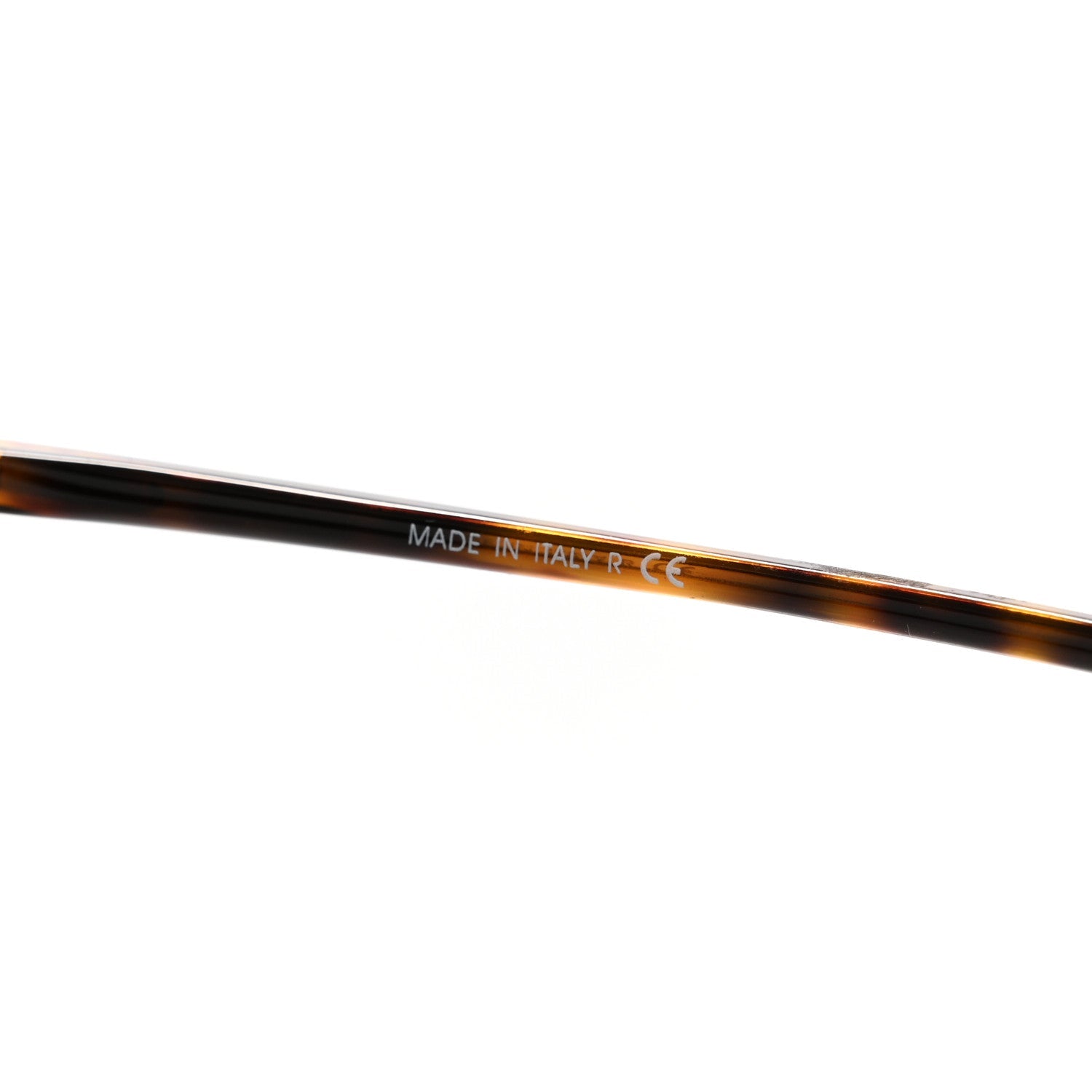 Metal CC Aviator Sunglasses 4193 Gold Havana