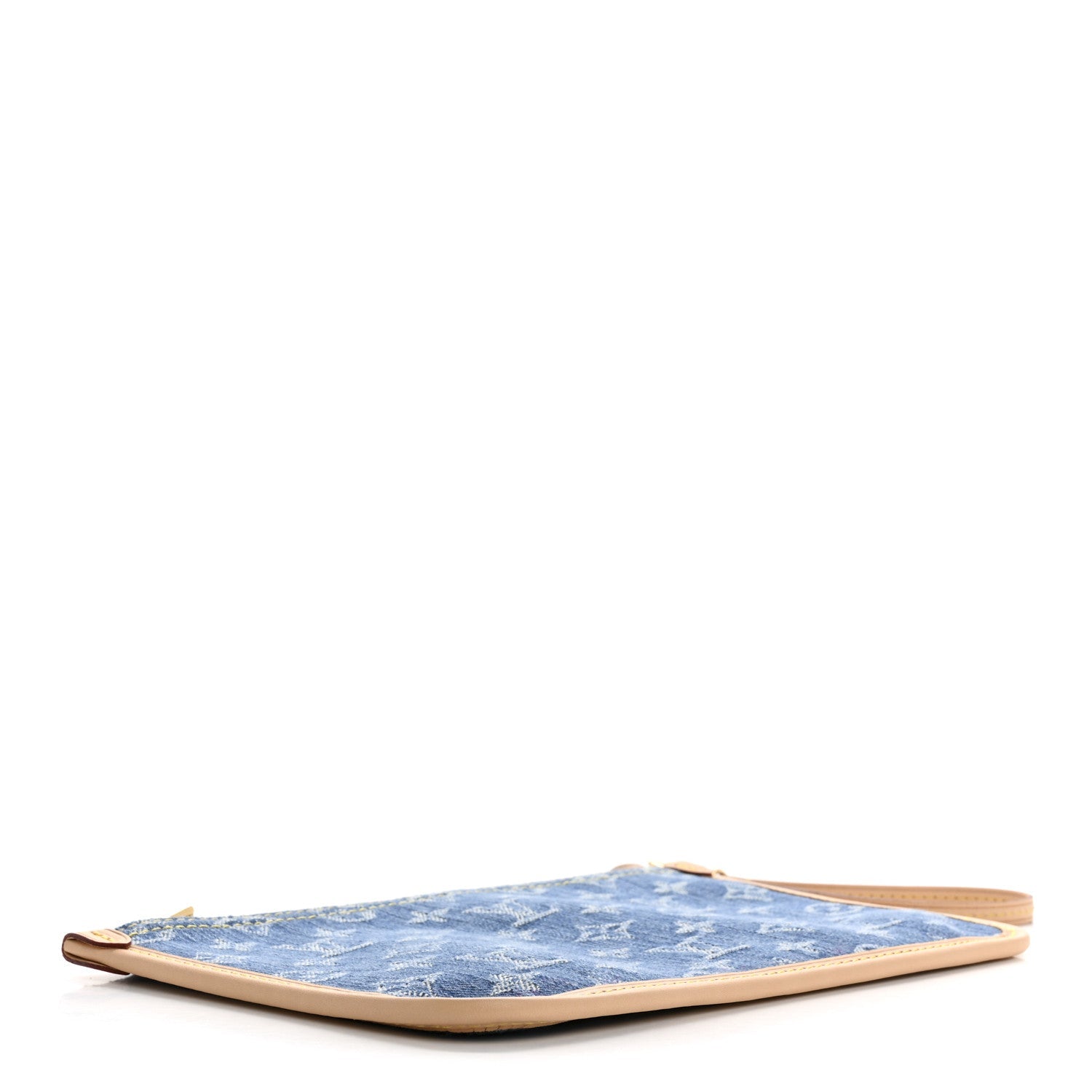 Denim Monogram Jacquard Neverfull MM GM Pochette Blue
