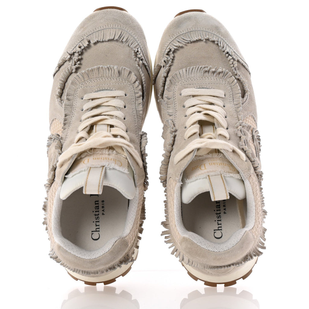Suede C'est Dior Sneakers 40 Ecru