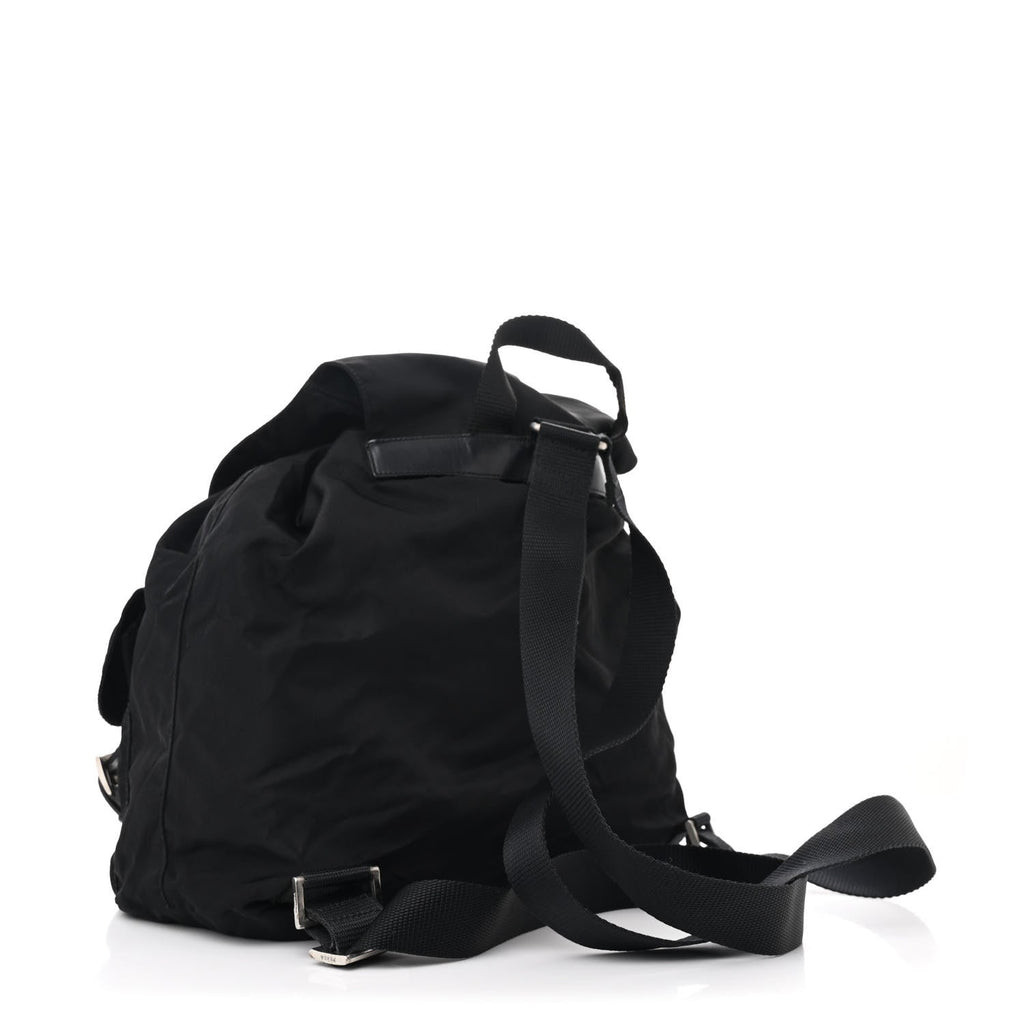 Nylon Vela Medium Backpack Black