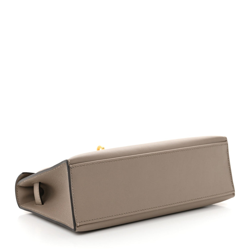 Swift Kelly Pochette Clutch Gris Asphalte