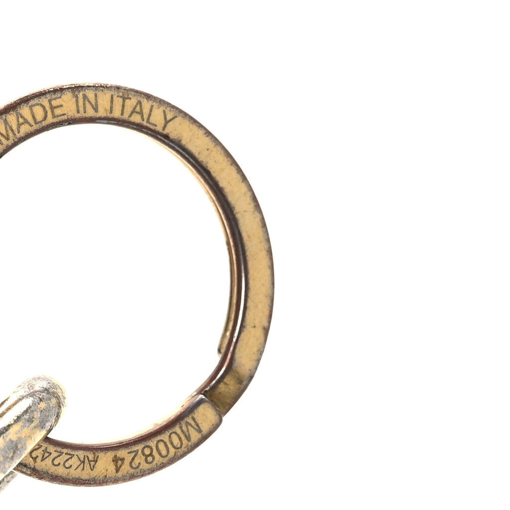 LV Link Bag Charm Key Holder Gold