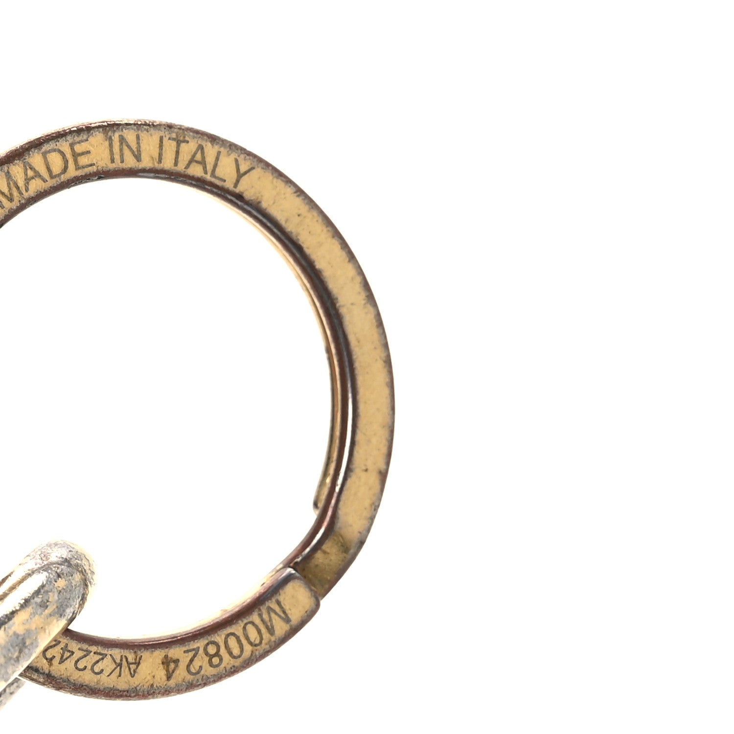 LV Link Bag Charm Key Holder Gold