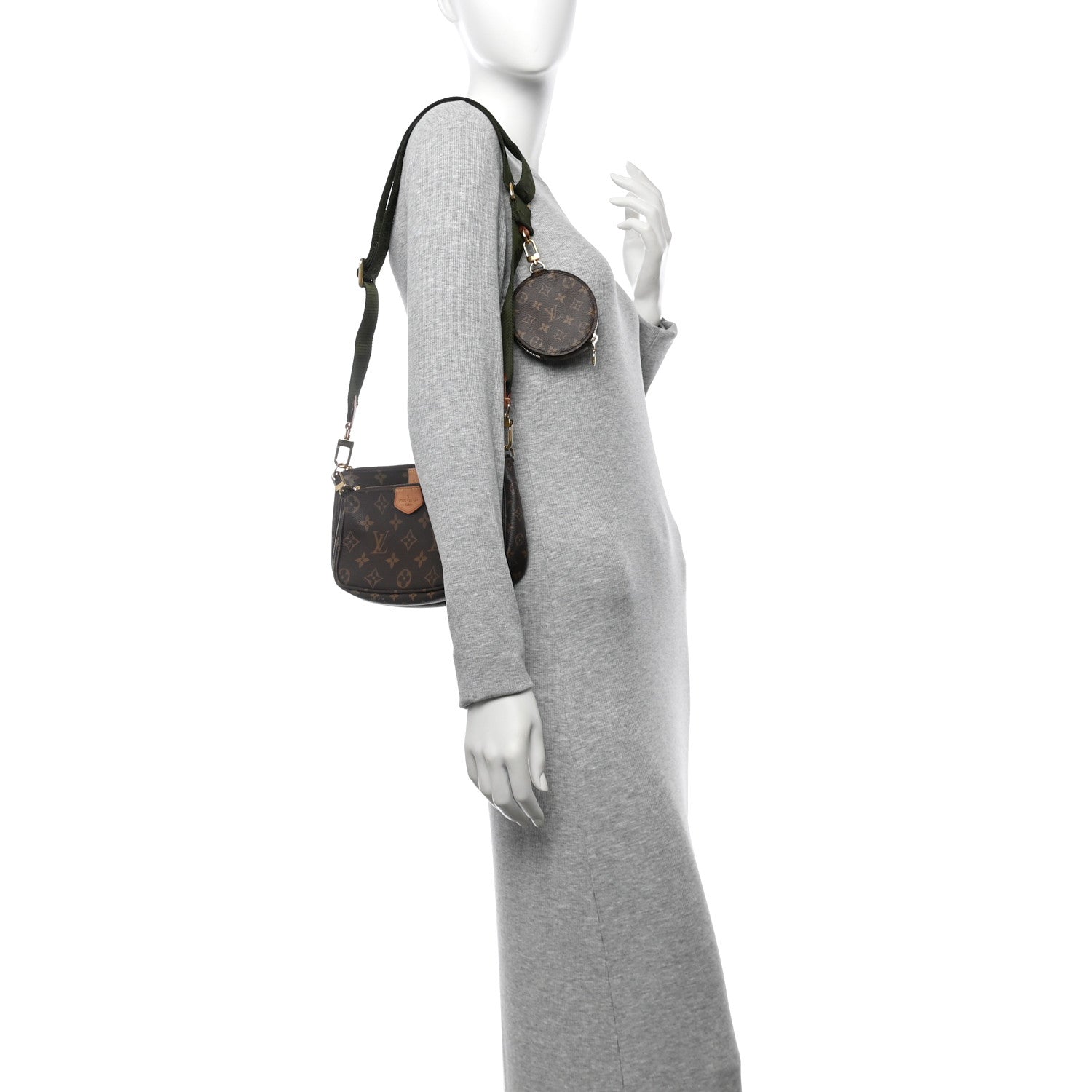 Monogram Multi Pochette Accessories Kaki