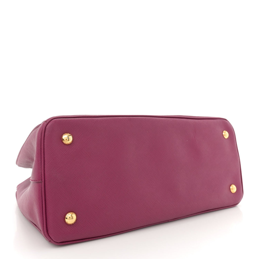 Saffiano Lux Medium Tote Ibisco