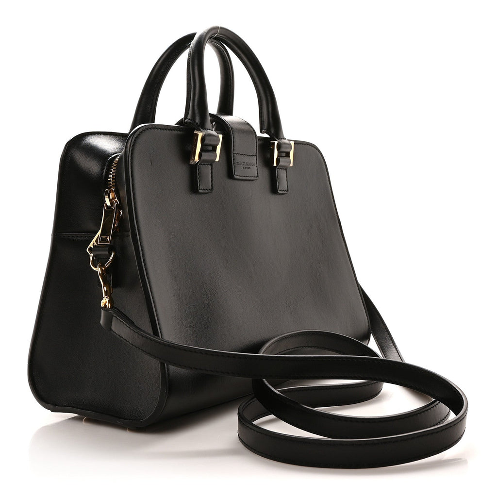 Calfskin Monogram Baby Cabas Black