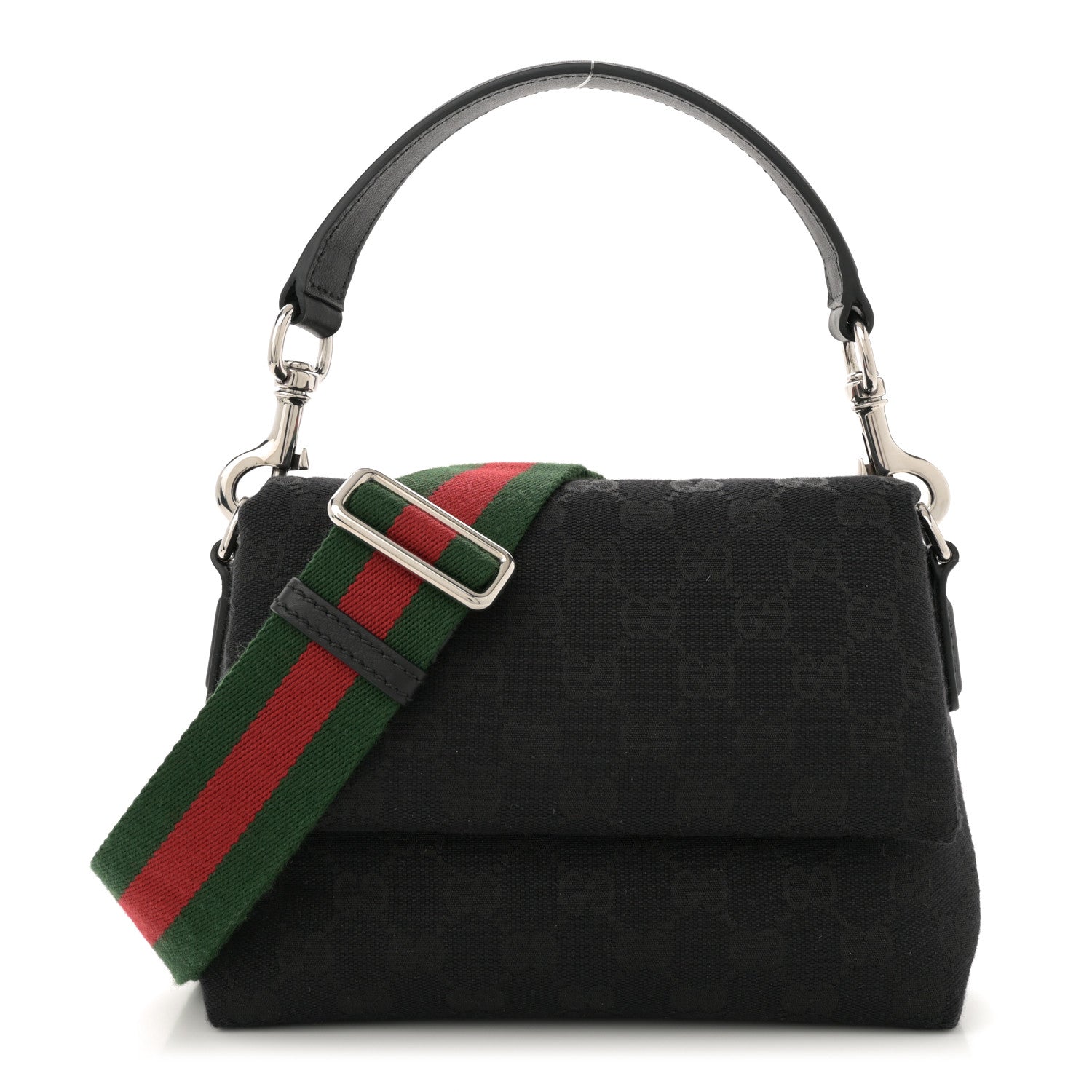 GG Canvas Small Crossbody Bag Black