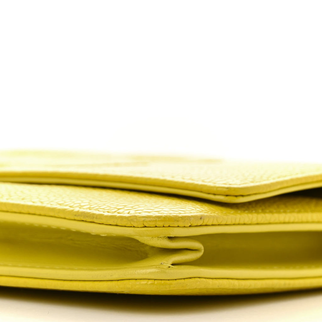 Caviar Timeless CC Wallet on Chain WOC Yellow