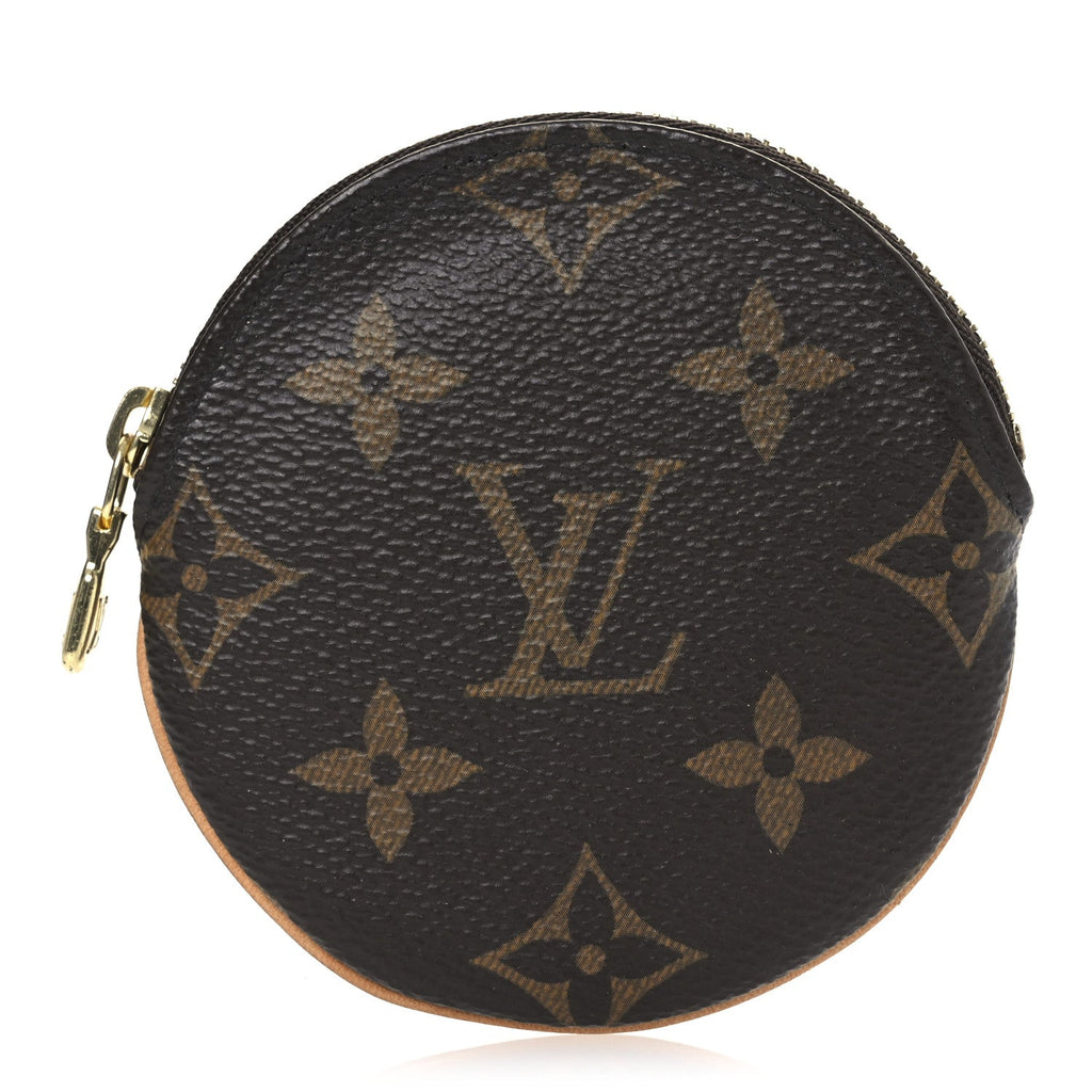 Monogram Round Coin Purse