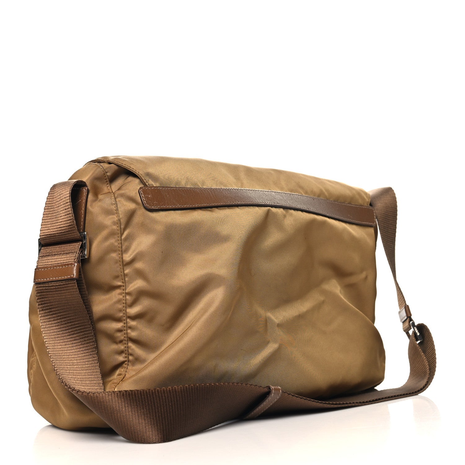 Vela Saffiano Messenger Bag Tabacco