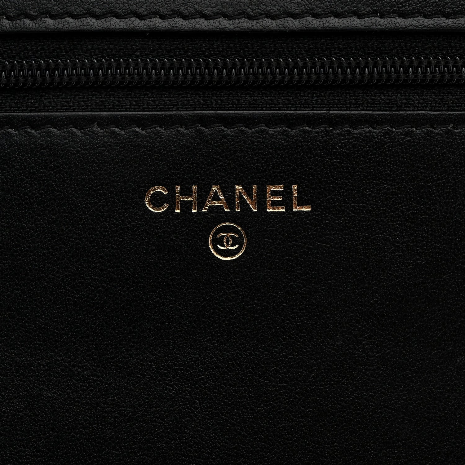 Caviar Quilted Boy Wallet On Chain WOC Black