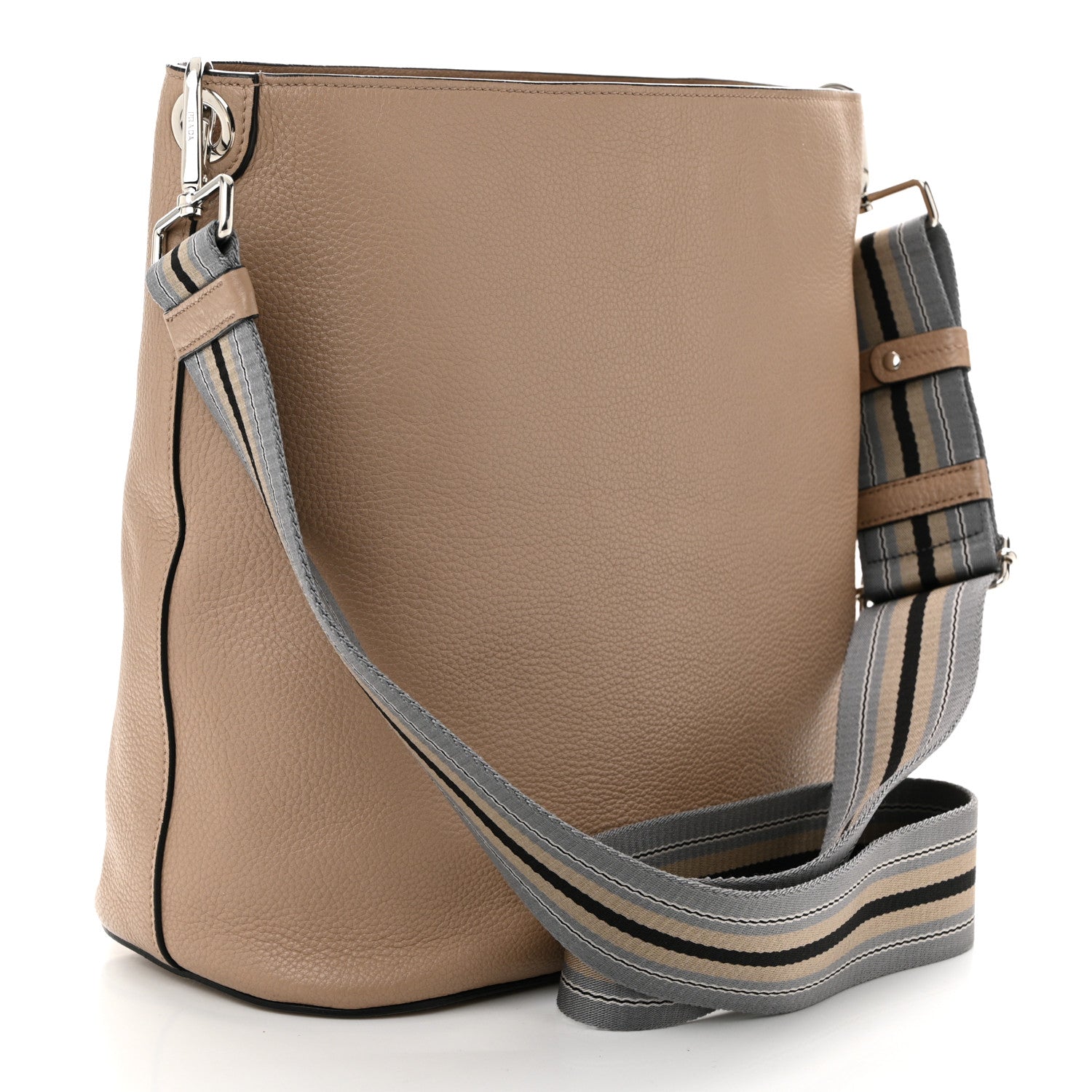Vitello Phenix Logo Hobo Beige