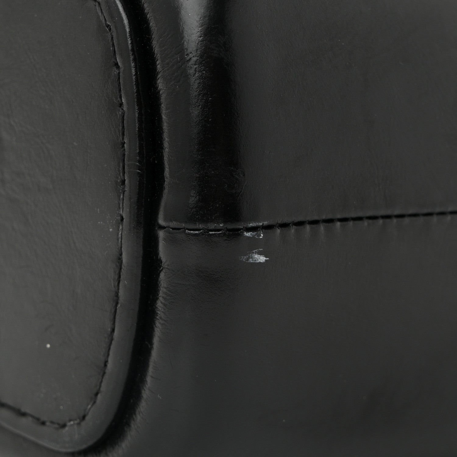 Aged Calfskin Quilted Small Gabrielle Logo Hobo Black
