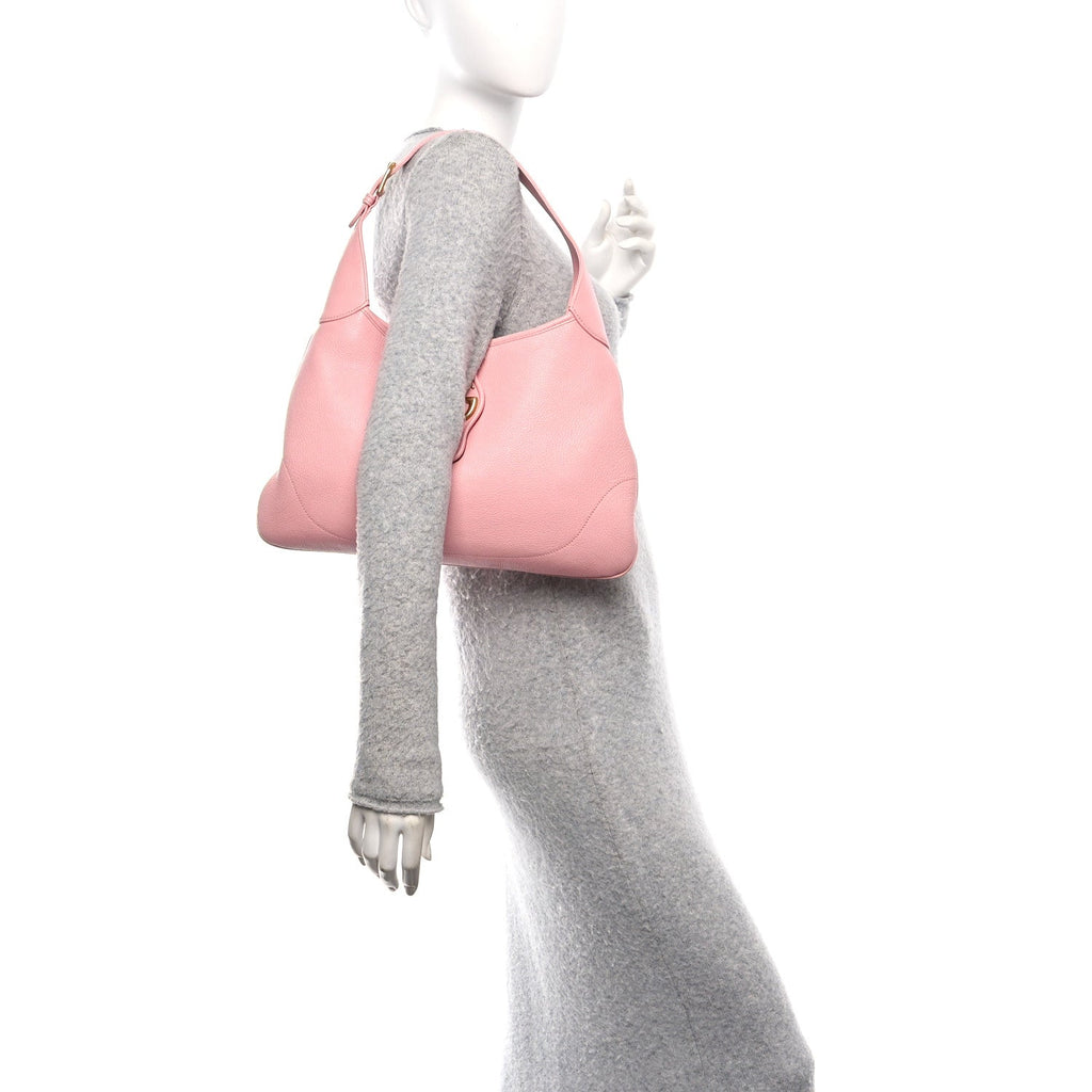 Goatskin Medium Aphrodite Shoulder Bag Wild Rose
