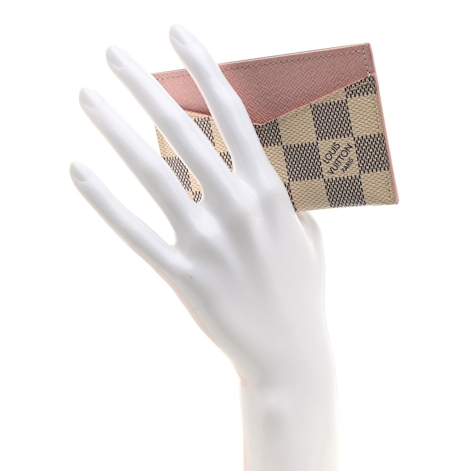 Damier Azur Daily  Holder Rose Ballerine