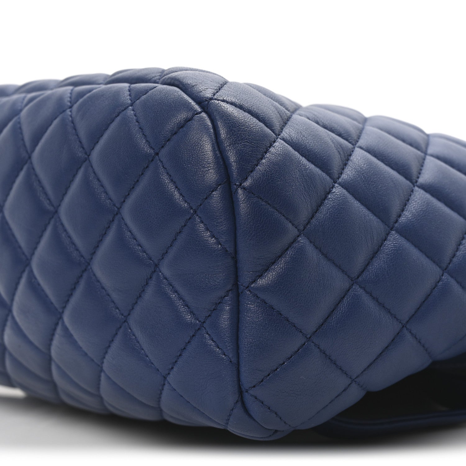 Lambskin Quilted Large Urban Spirit Backpack Blue