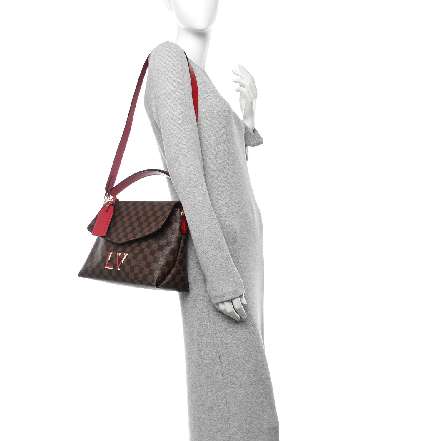 Damier Ebene Beaubourg MM Scarlet