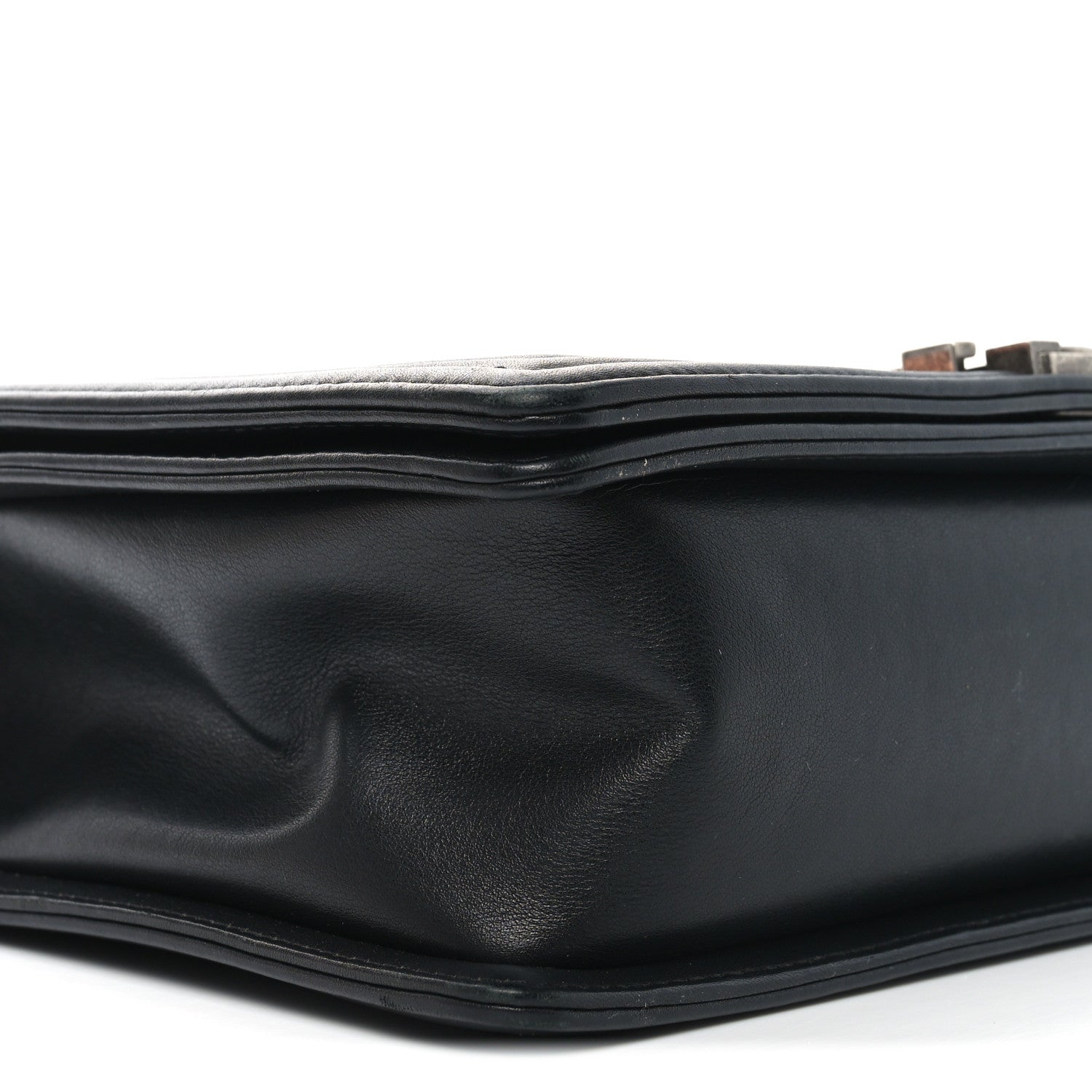 Lambskin Quilted New Medium Boy Flap Black