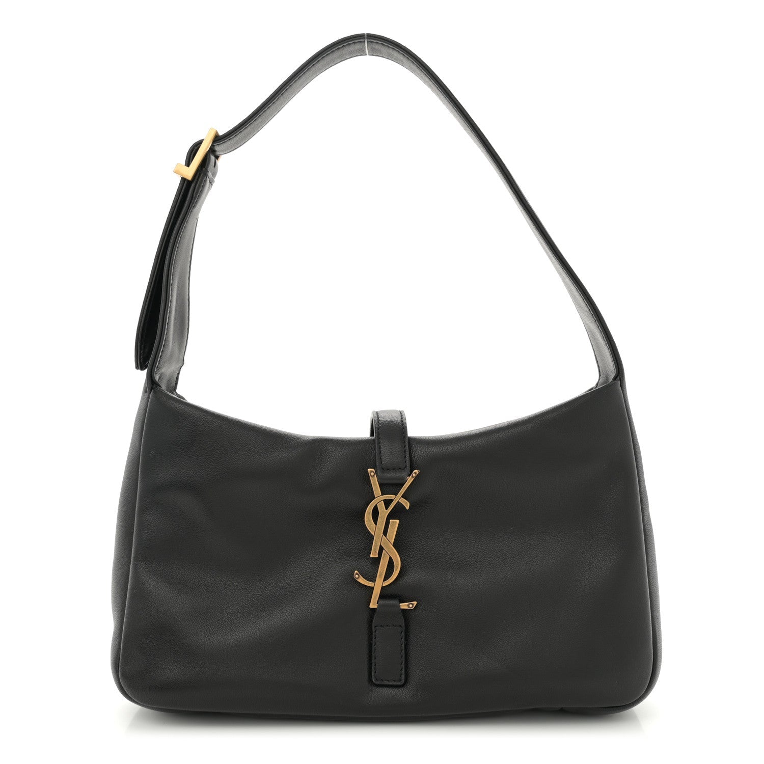 Padded Lambskin Le 5 A 7 Hobo Black