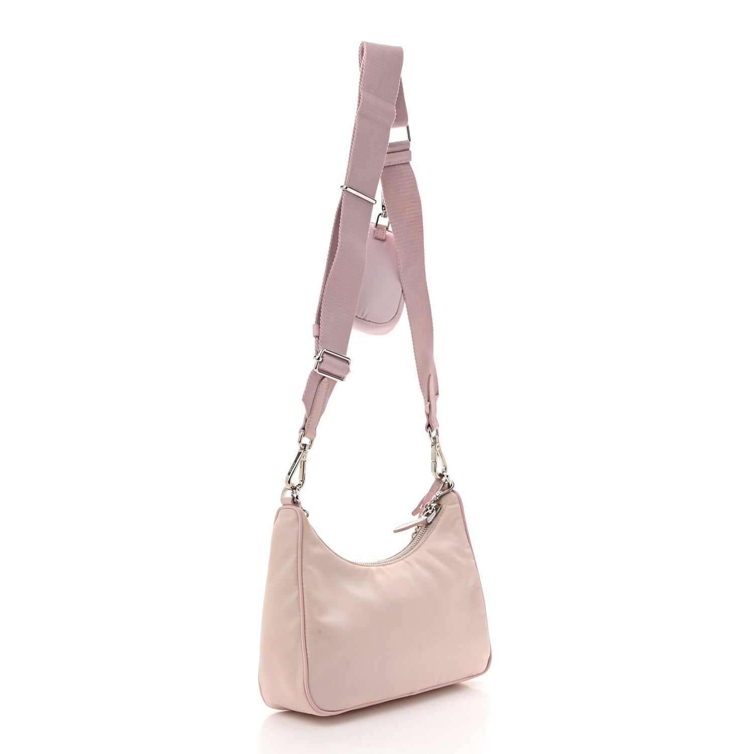 Nylon Re-Edition 2005 Shoulder Bag Alabastro