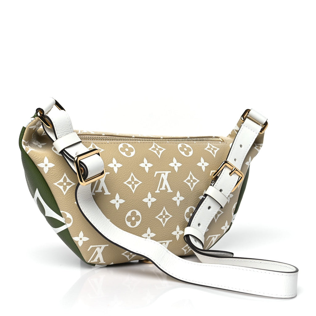Monogram Giant Bumbag Kaki Beige
