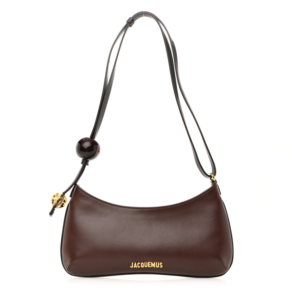 Smooth Calfskin Le Bisou Medium Brown
