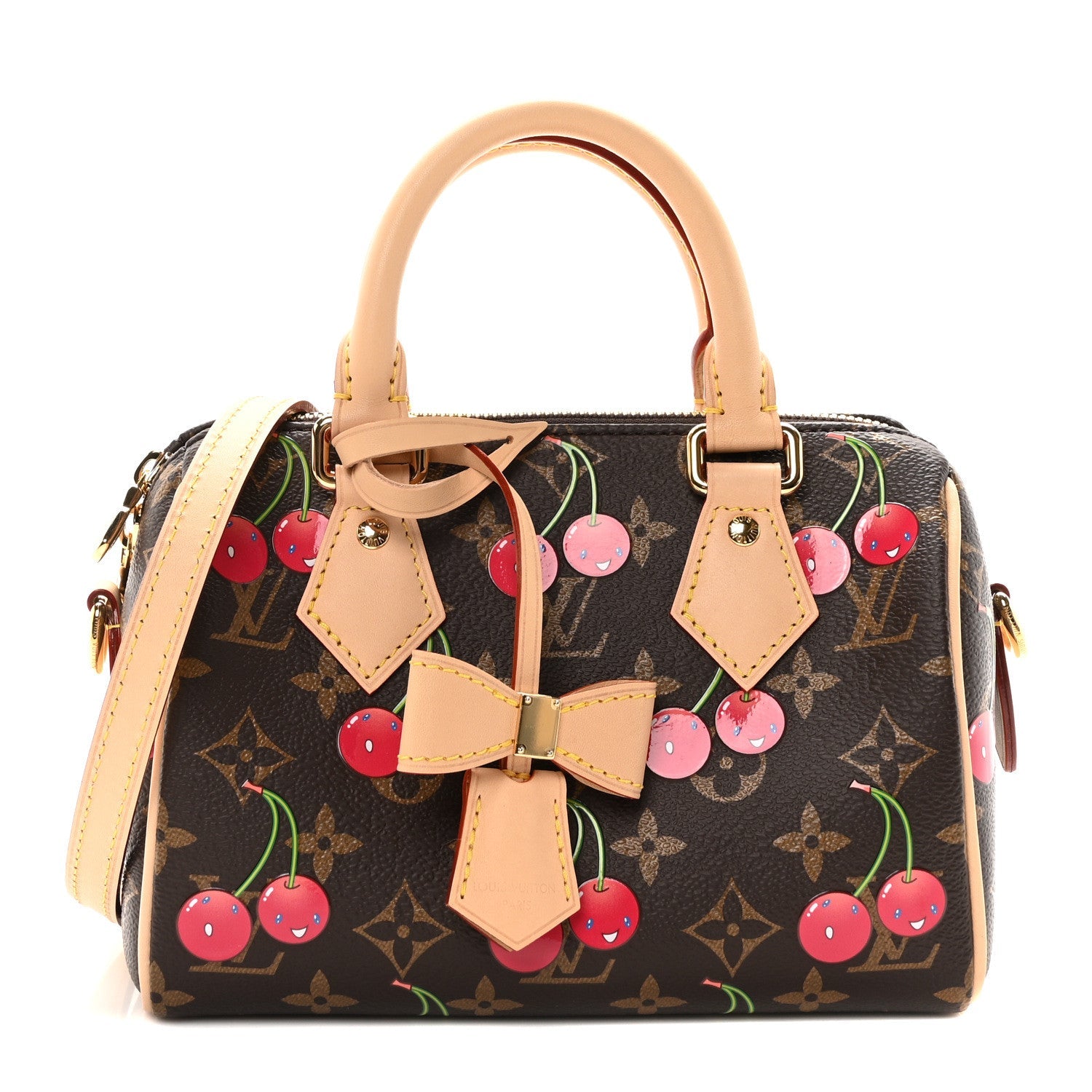 LV X TM Monogram Cerises Speedy Bandouliere 20