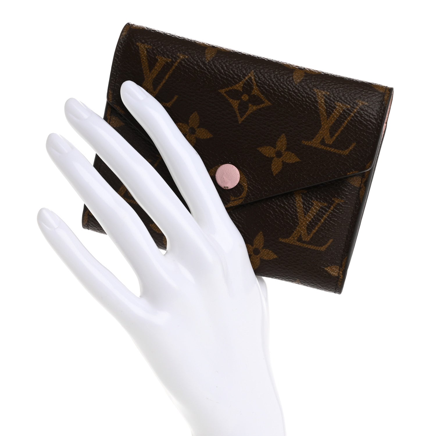 Monogram Victorine Wallet Rose Ballerine
